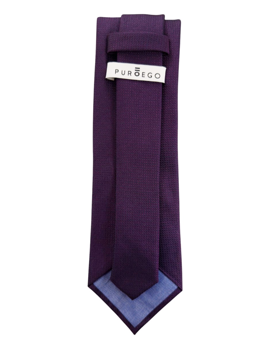 Corbata regular de seda estampado para hombre