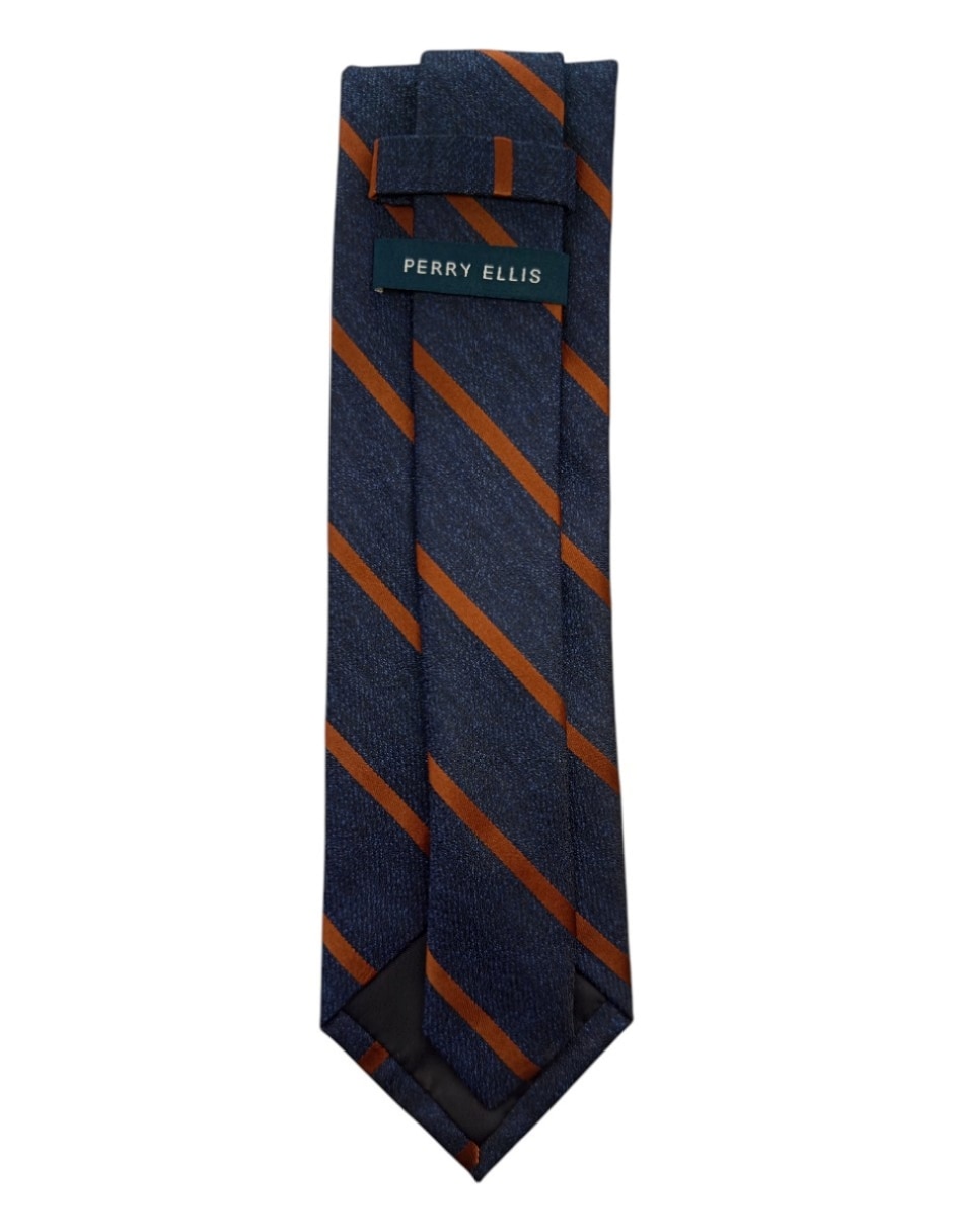 Corbata regular de seda estampado a rayas para hombre