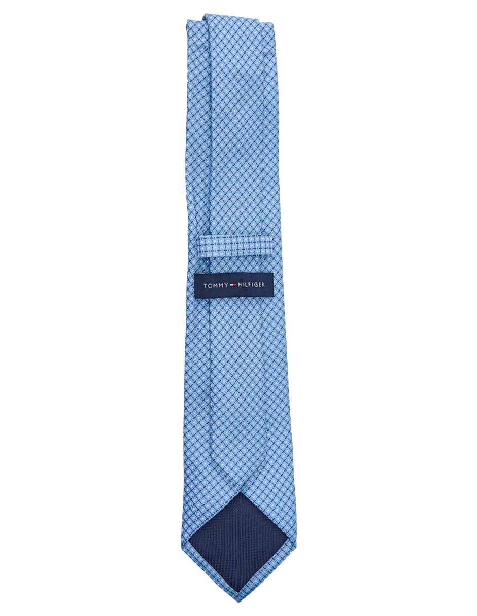 Corbata Hilfiger regular de seda estampado lunares para hombre 2