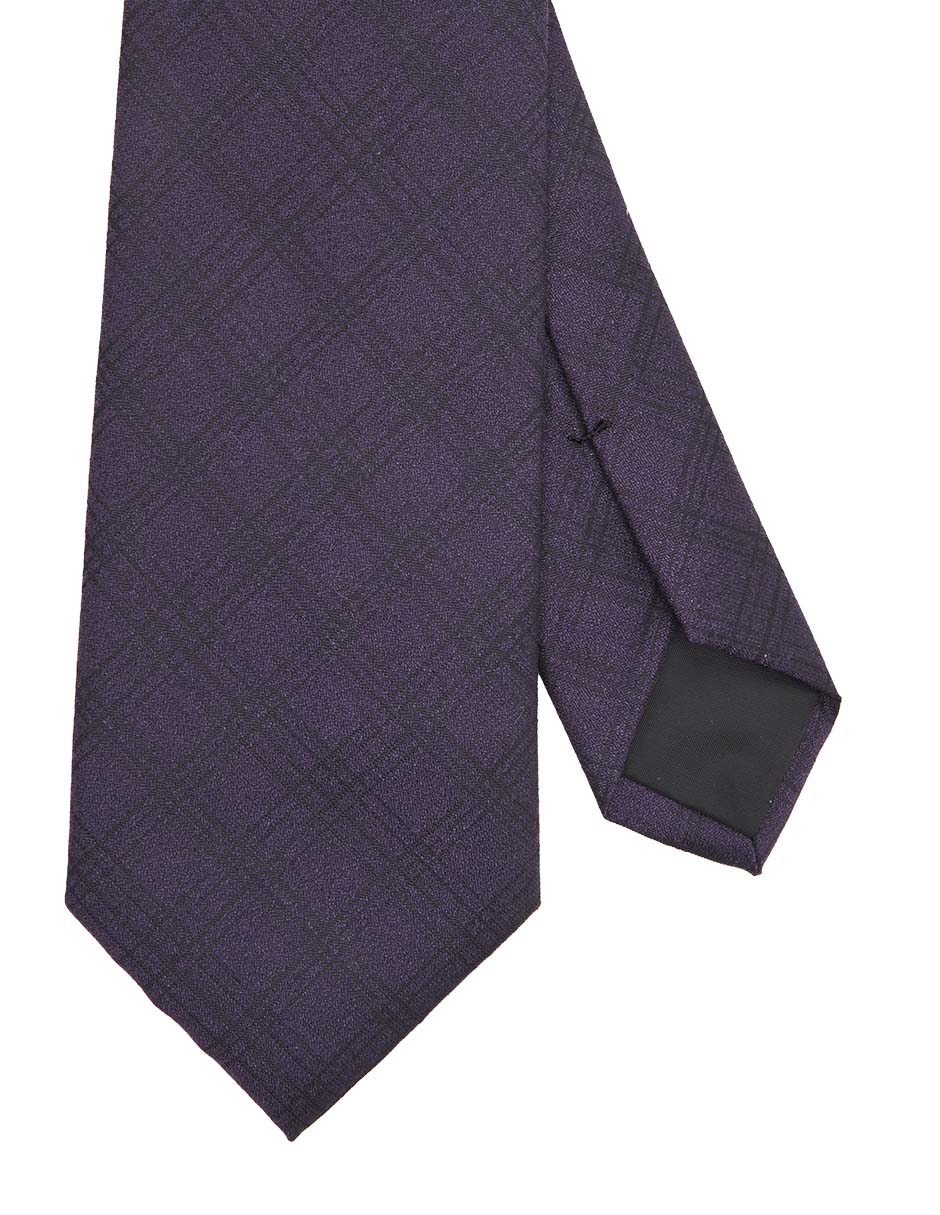 Corbata regular estampado a cuadros para hombre