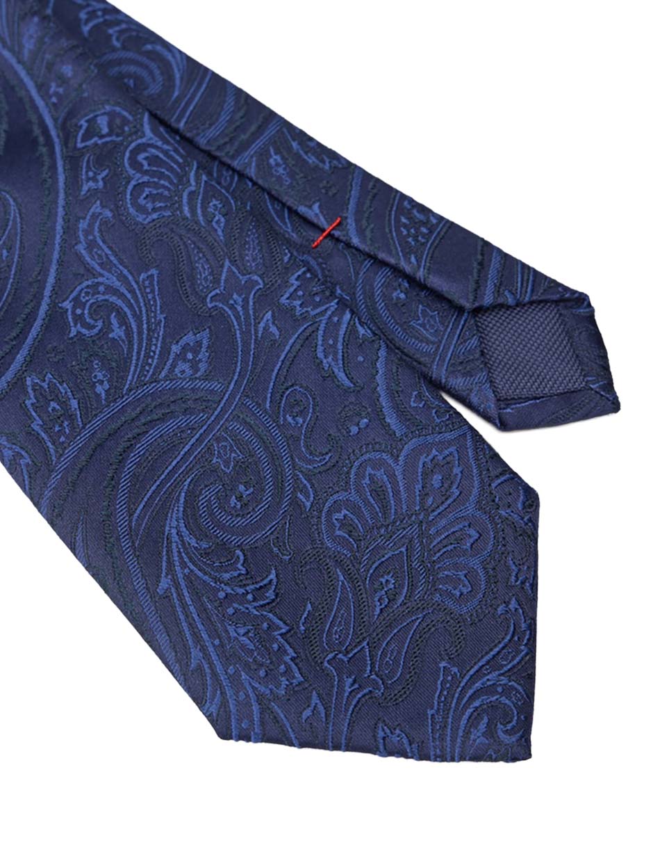 Corbata Hilfiger regular de seda estampado paisley para hombre 3