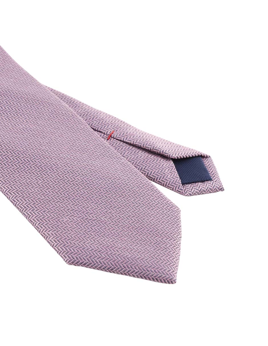 Corbata regular de seda estampado para hombre