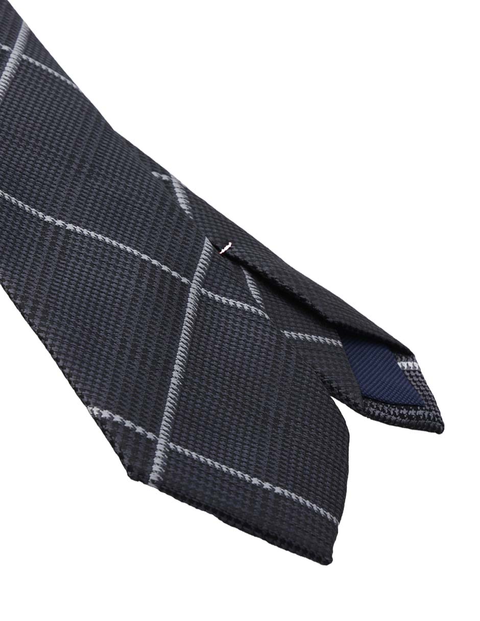 Corbata Hilfiger regular de seda estampado a cuadros para hombre 3