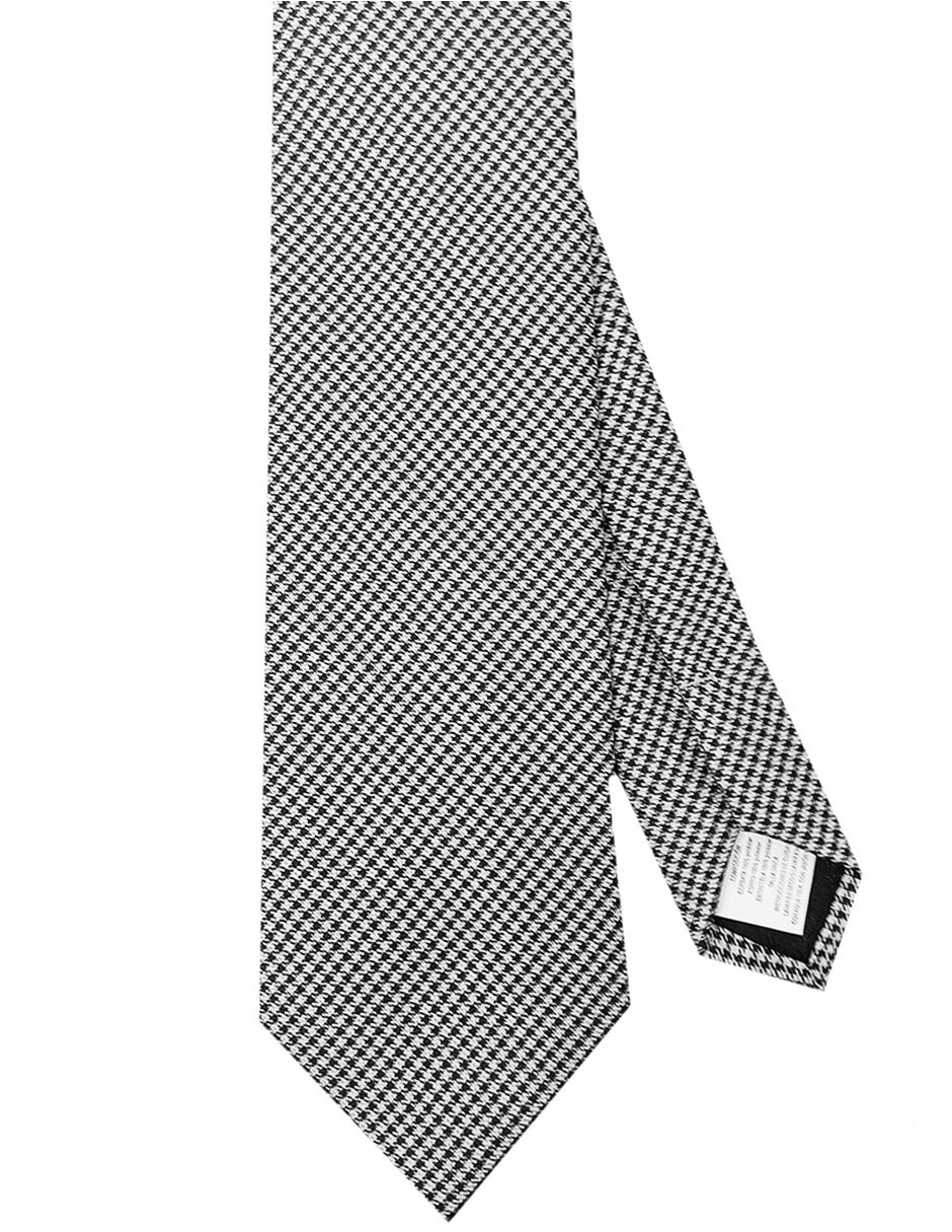 Corbata regular estampado a cuadros para hombre