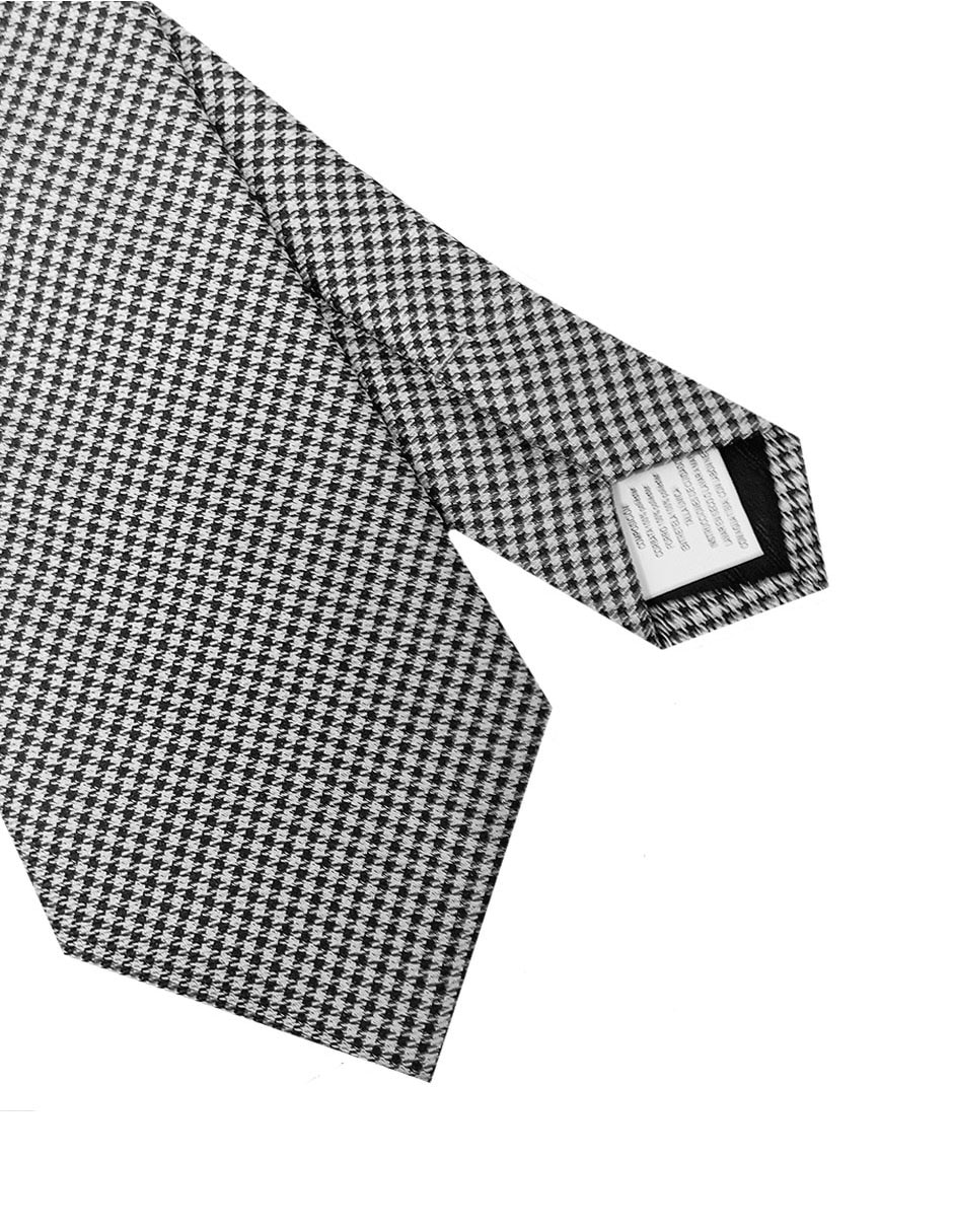 Corbata regular estampado a cuadros para hombre
