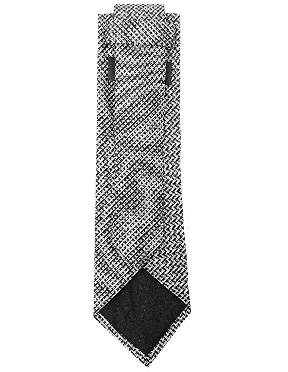 Corbata regular estampado a cuadros para hombre