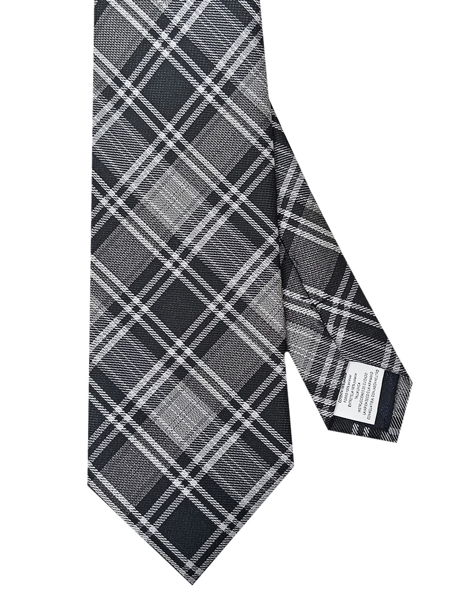 Corbata regular estampado a rayas para hombre