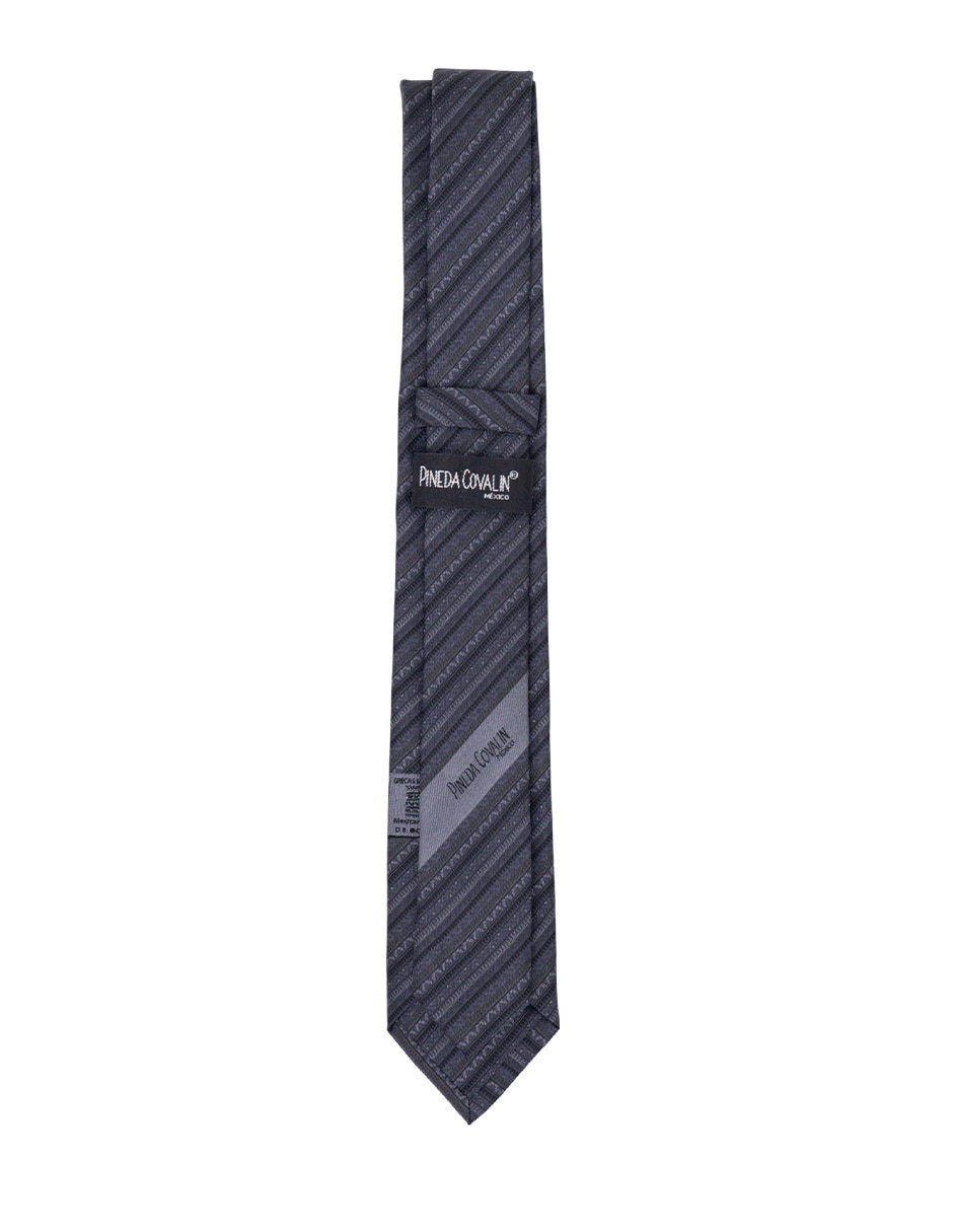 Corbata pineda covalin slim de seda estampada para hombre 2