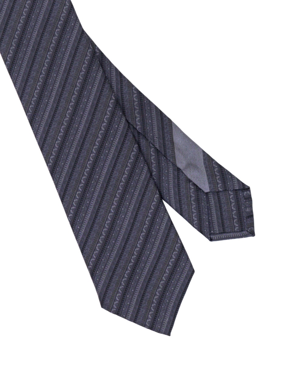 Corbata pineda covalin slim de seda estampada para hombre 3