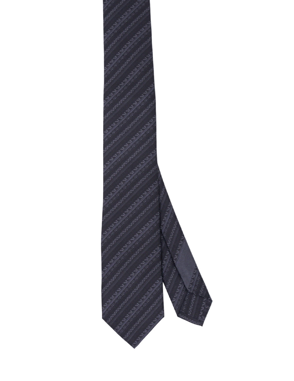 Corbata Pineda Covalin slim de seda estampada para hombre 1