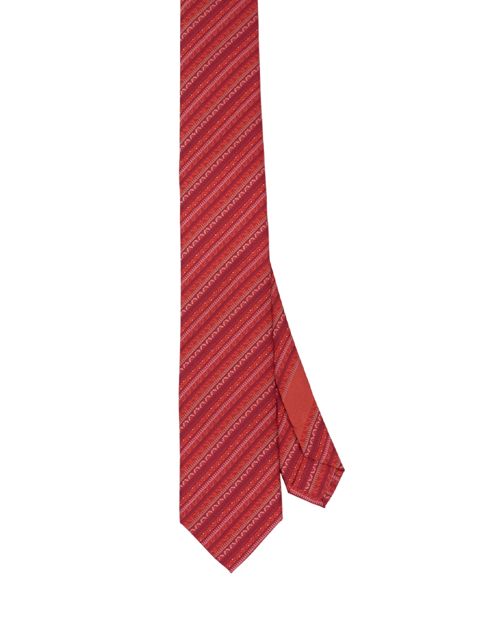 Corbata pineda covalin slim de seda estampada para hombre 1