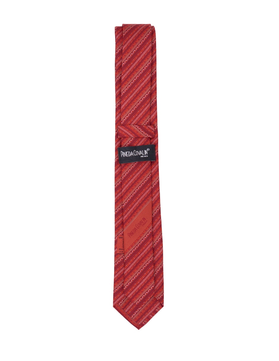 Corbata pineda covalin slim de seda estampada para hombre 2