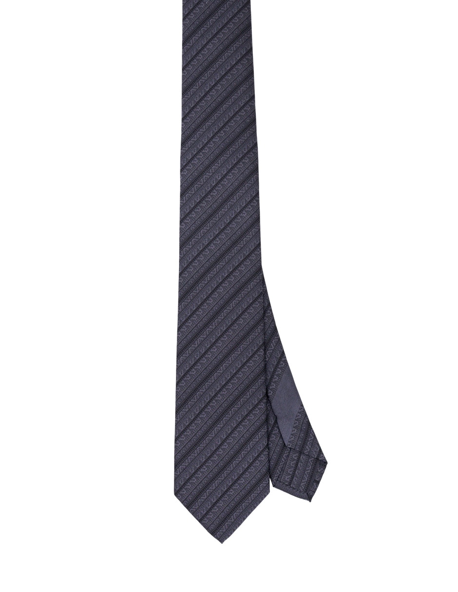 Corbata Pineda Covalin slim de seda estampada para hombre 1