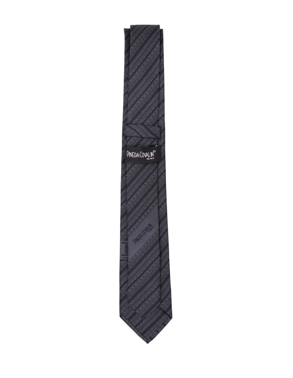 Corbata Pineda Covalin slim de seda estampada para hombre 2