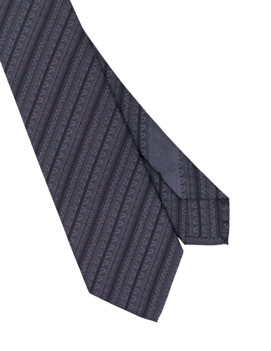 Corbata Pineda Covalin slim de seda estampada para hombre 3