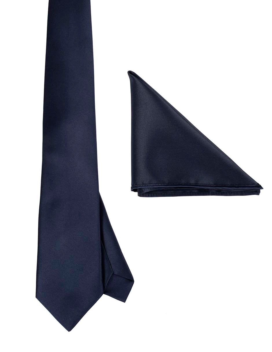 Set de corbata y pañuelo para hombre
