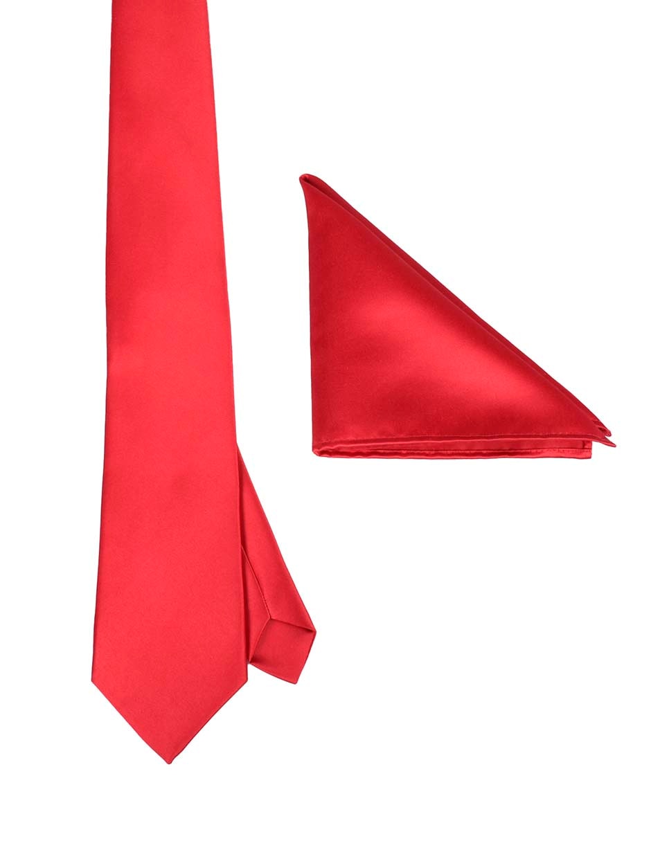 Set de corbata y pañuelo para hombre