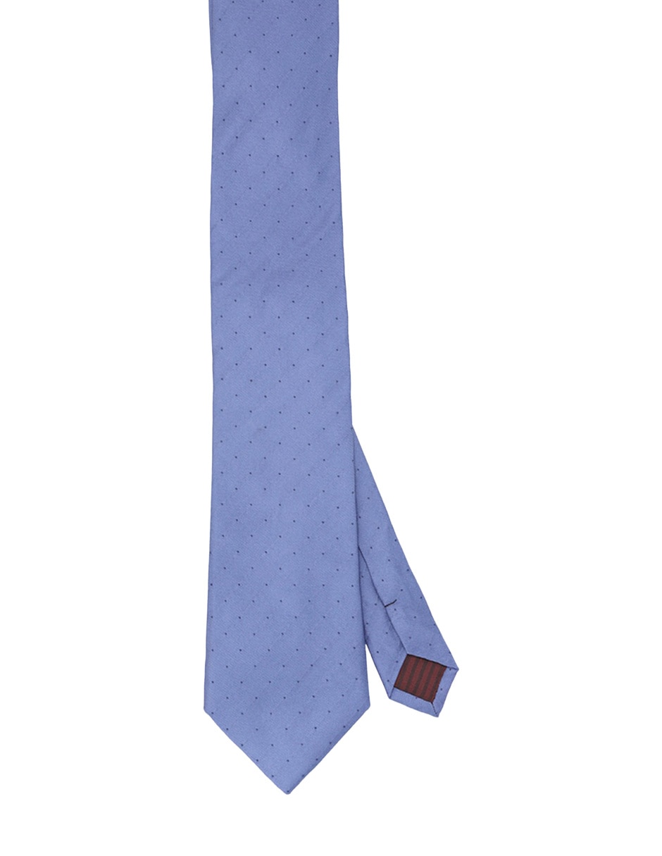 Corbata regular de seda estampado lunares para hombre Corbata regular de seda estampado lunares para hombre