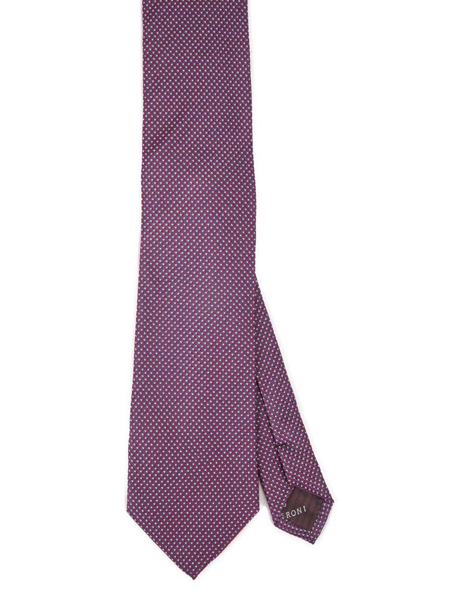 Corbata regular de seda estampado lunares para hombre Corbata regular de seda estampado lunares para hombre