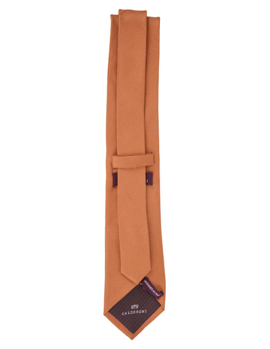 Corbata regular de seda estampado microprint para hombre 3