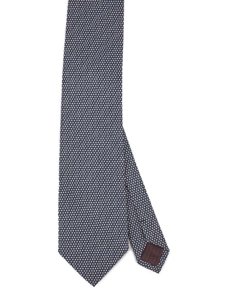 Corbata regular de seda estampado lunares para hombre Corbata regular de seda estampado lunares para hombre
