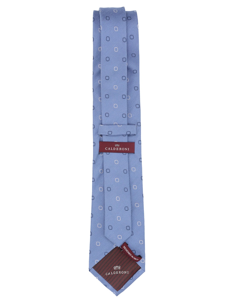 Corbata regular de seda estampado a cuadros para hombre