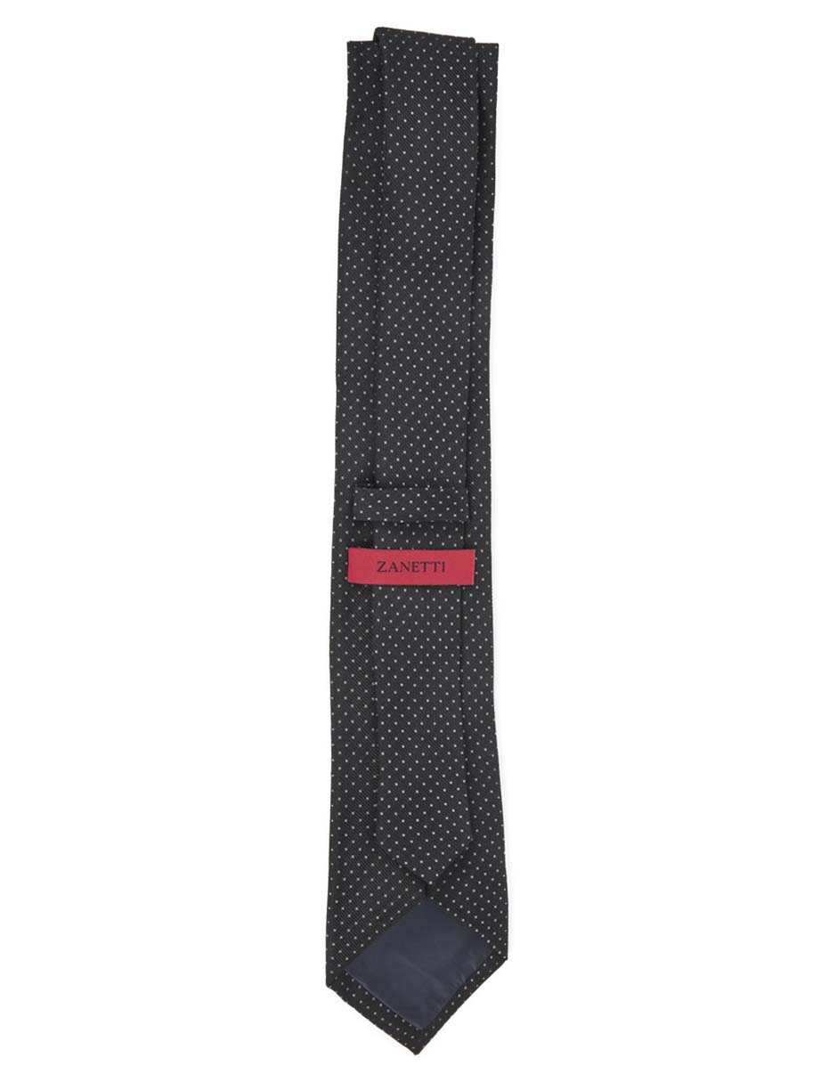 Corbata slim estampado lunares para hombre 4