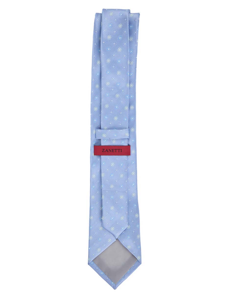 Corbata Zanetti slim estampado floral para hombre