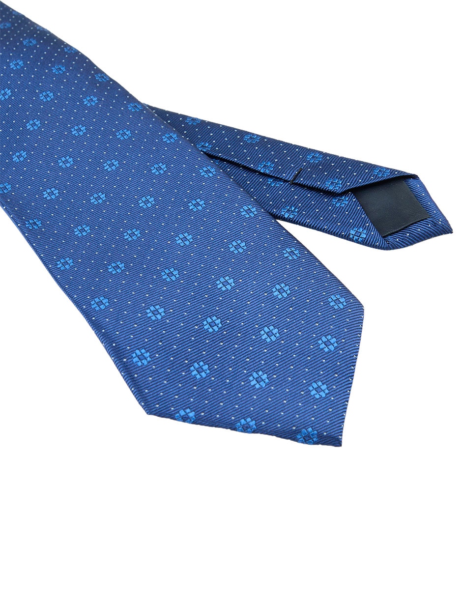 Corbata slim de seda estampado floral para hombre