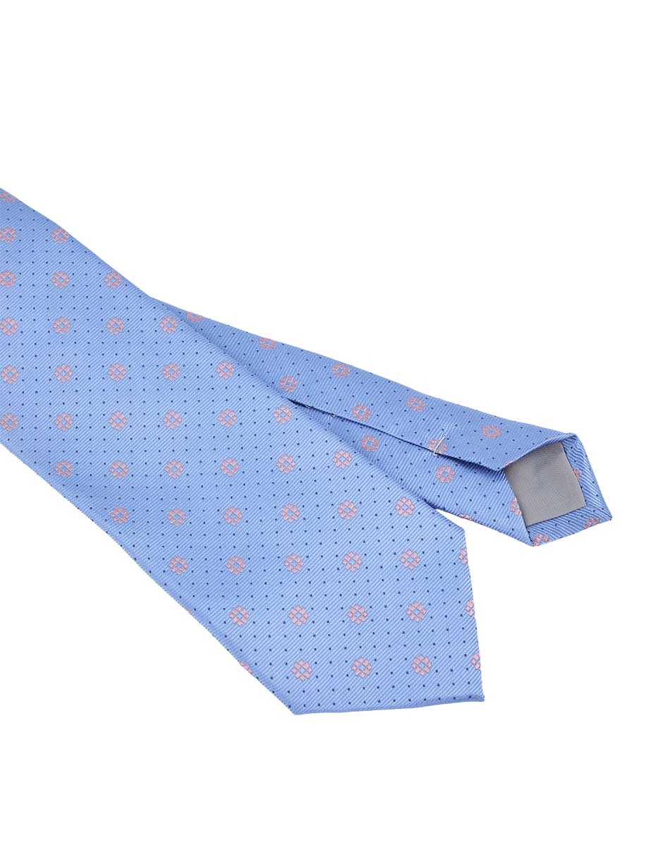 Corbata slim de seda estampado floral para hombre 2