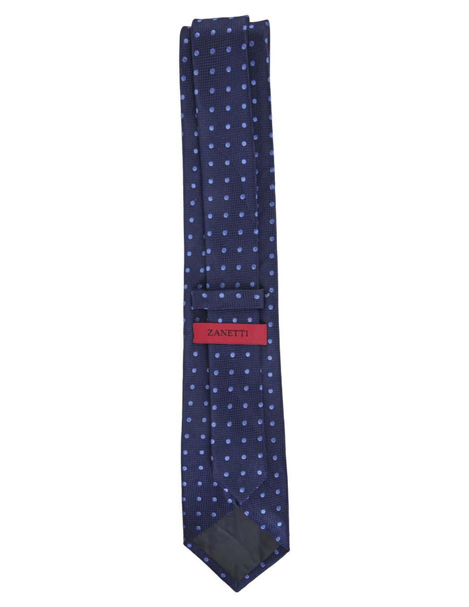 Corbata slim estampado lunares para hombre 4