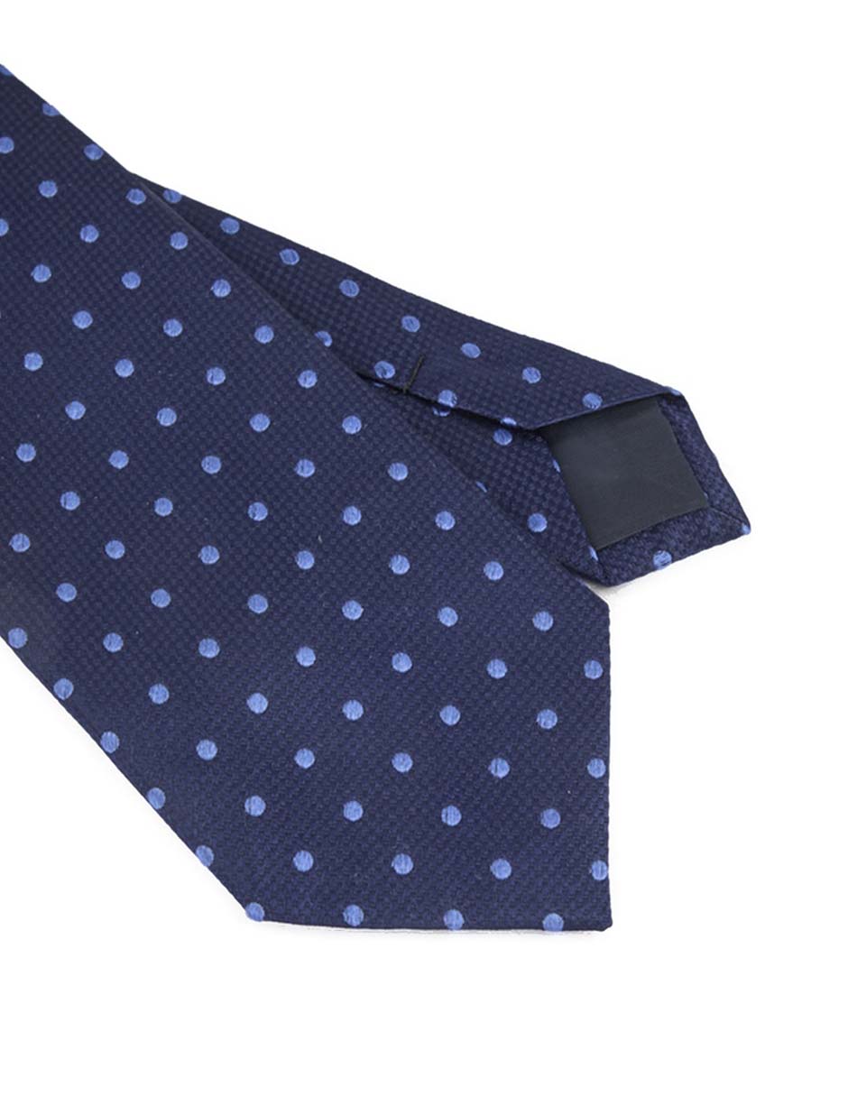 Corbata slim estampado lunares para hombre 5