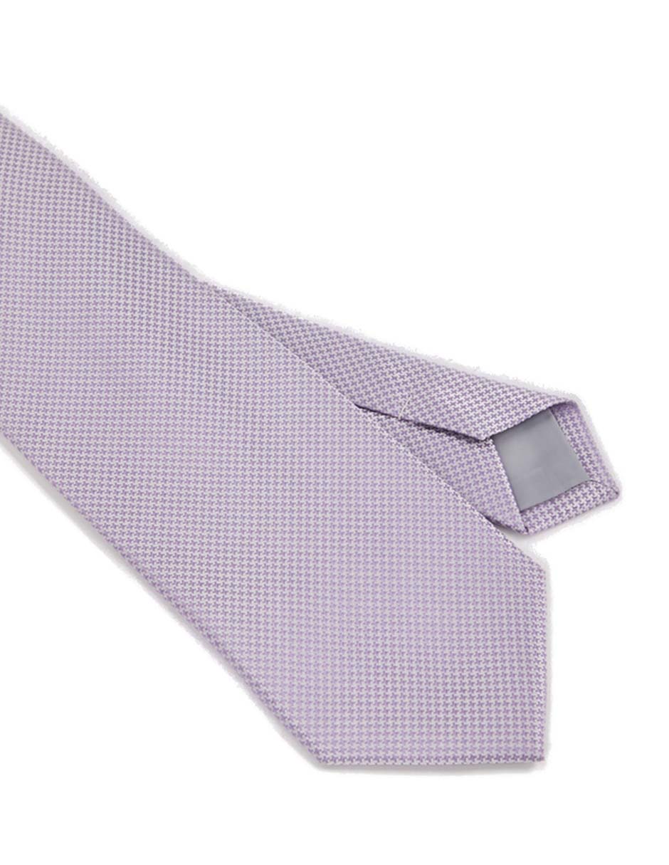 Corbata slim de seda estampado para hombre 2