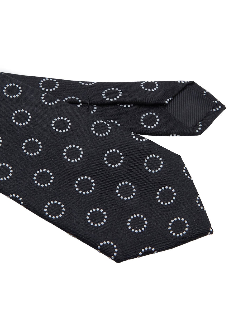 Corbata regular de seda estampado para hombre 2