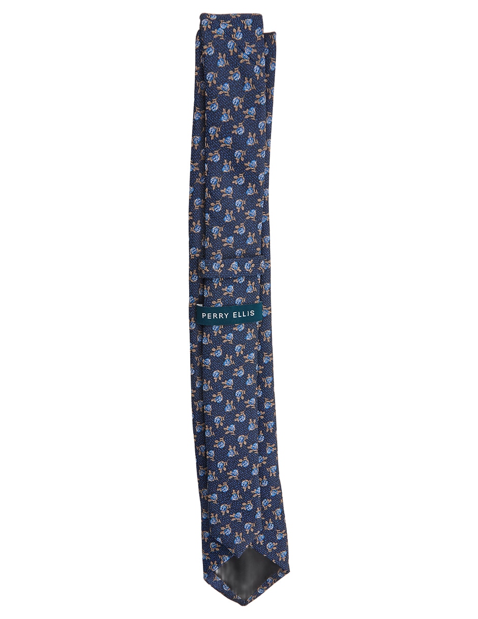 Corbata regular estampado floral para hombre