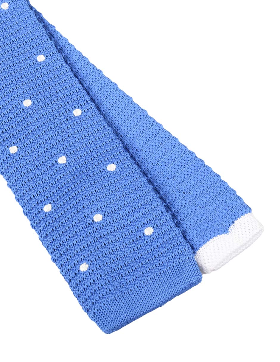 Corbata regular estampado lunares para hombre