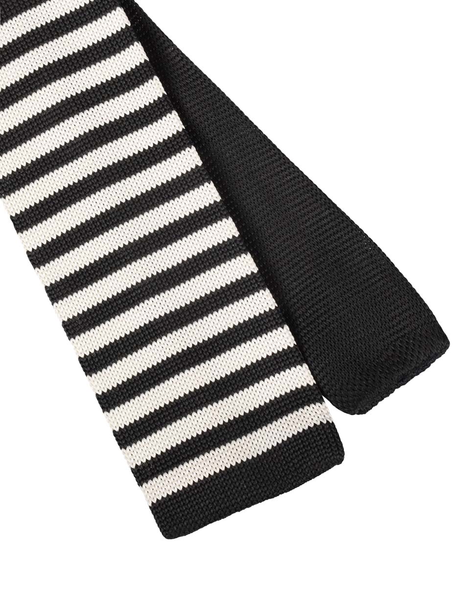 Corbata regular estampado a rayas para hombre