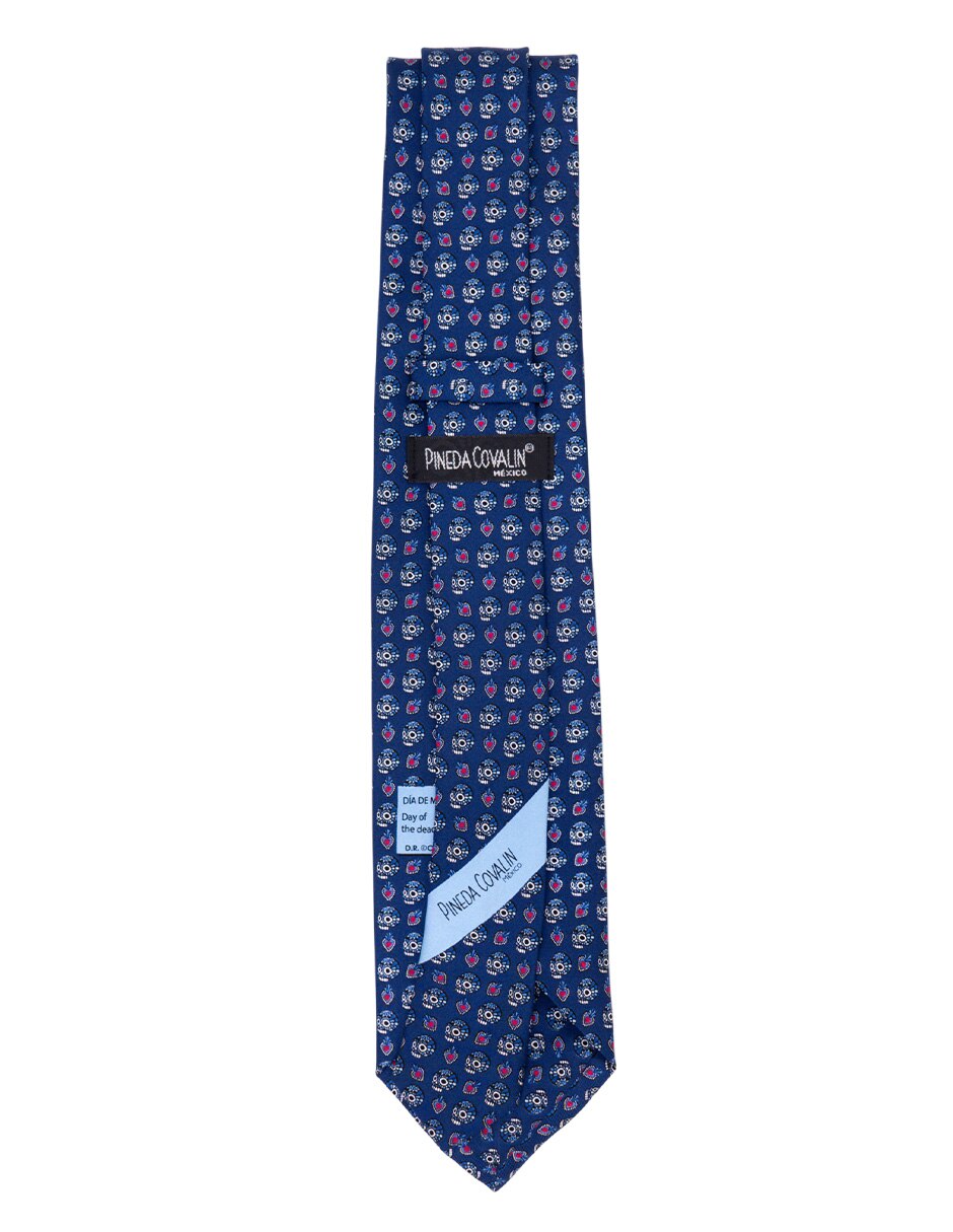 Corbata regular de seda estampado para hombre 4