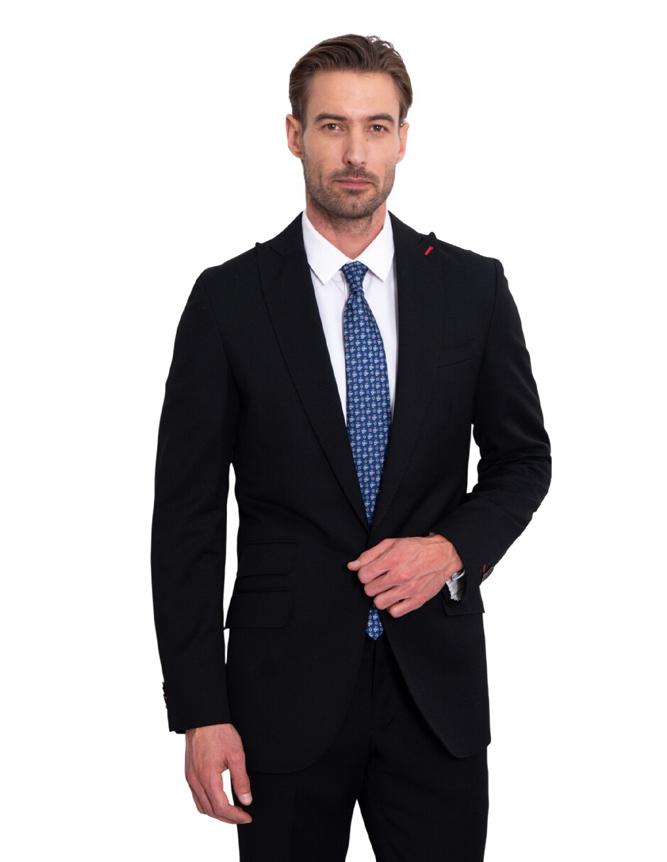 Corbata regular de seda estampado para hombre 2