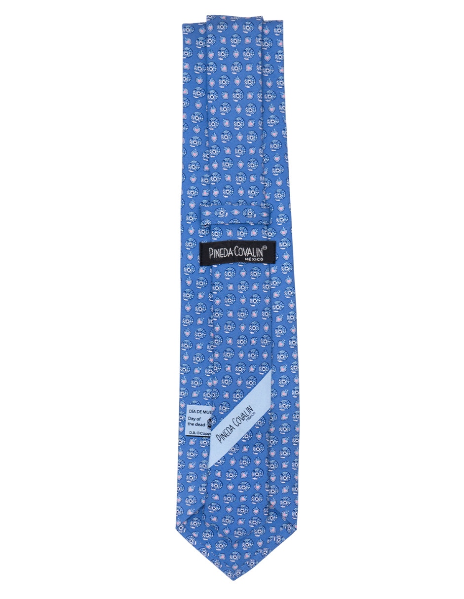 Corbata regular de seda estampado para hombre 2