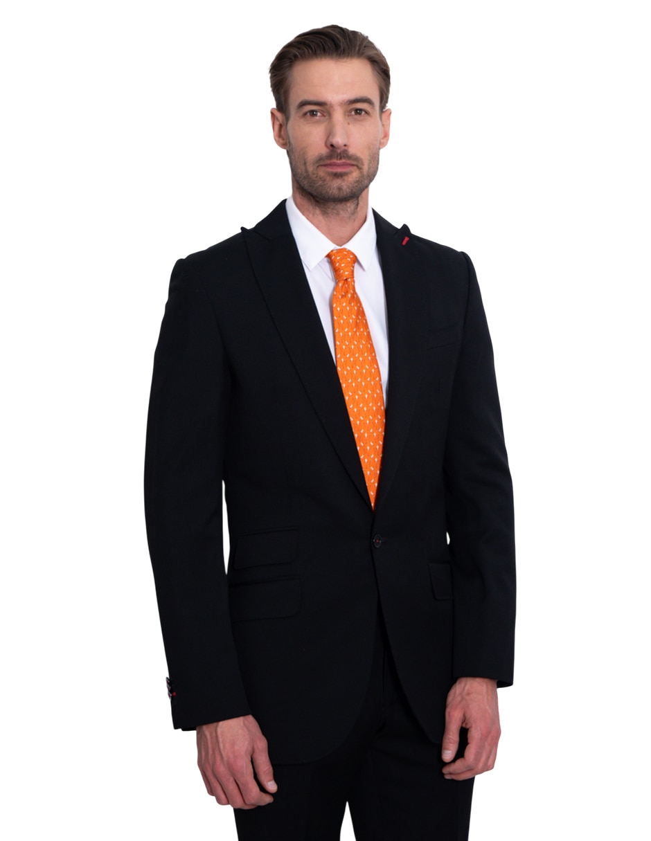 Corbata regular de seda estampado para hombre 3