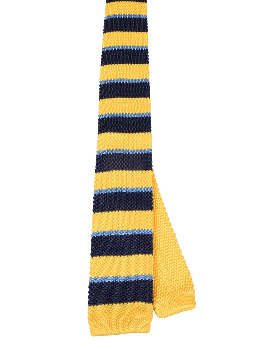 Corbata regular estampado a rayas para hombre