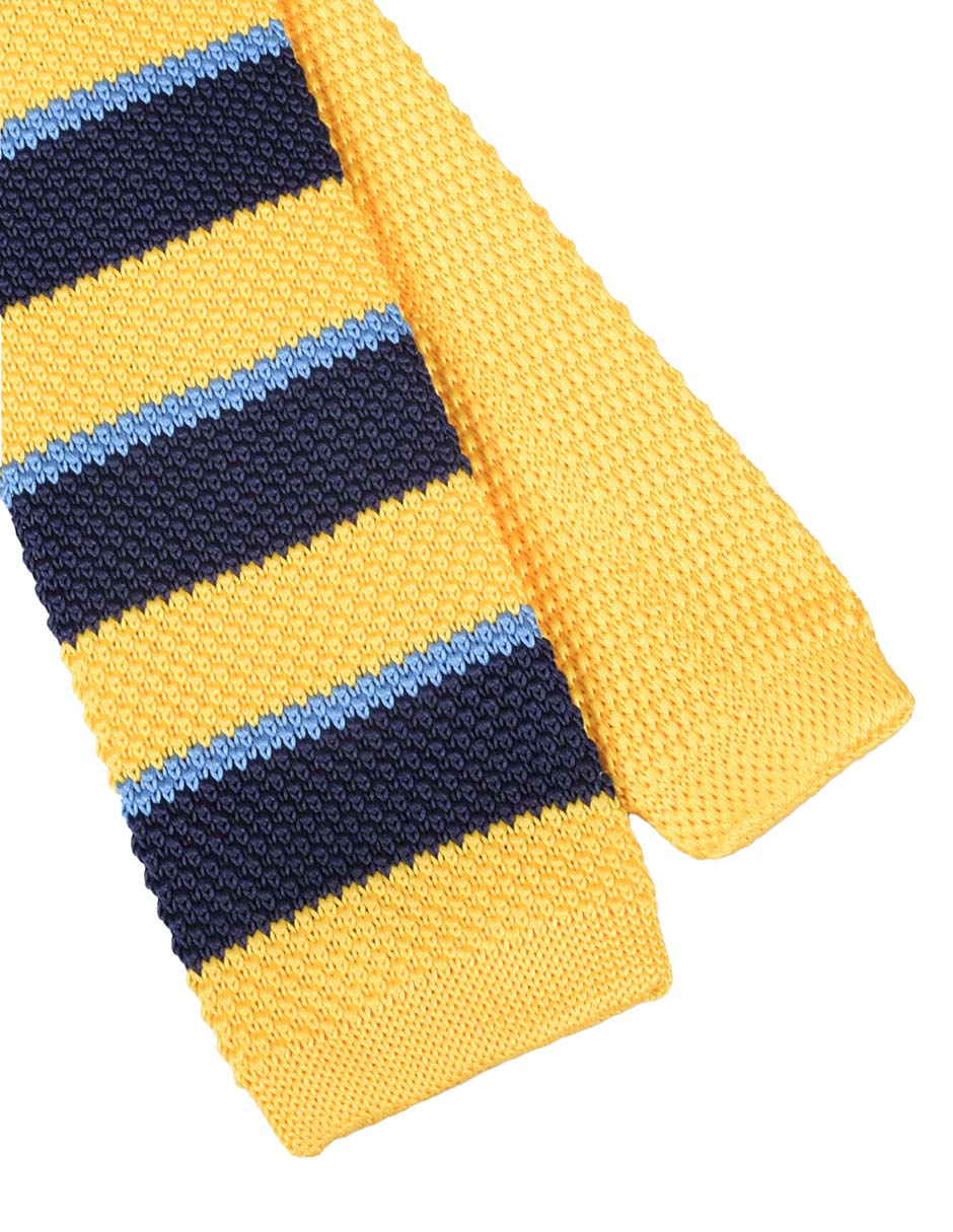 Corbata regular estampado a rayas para hombre