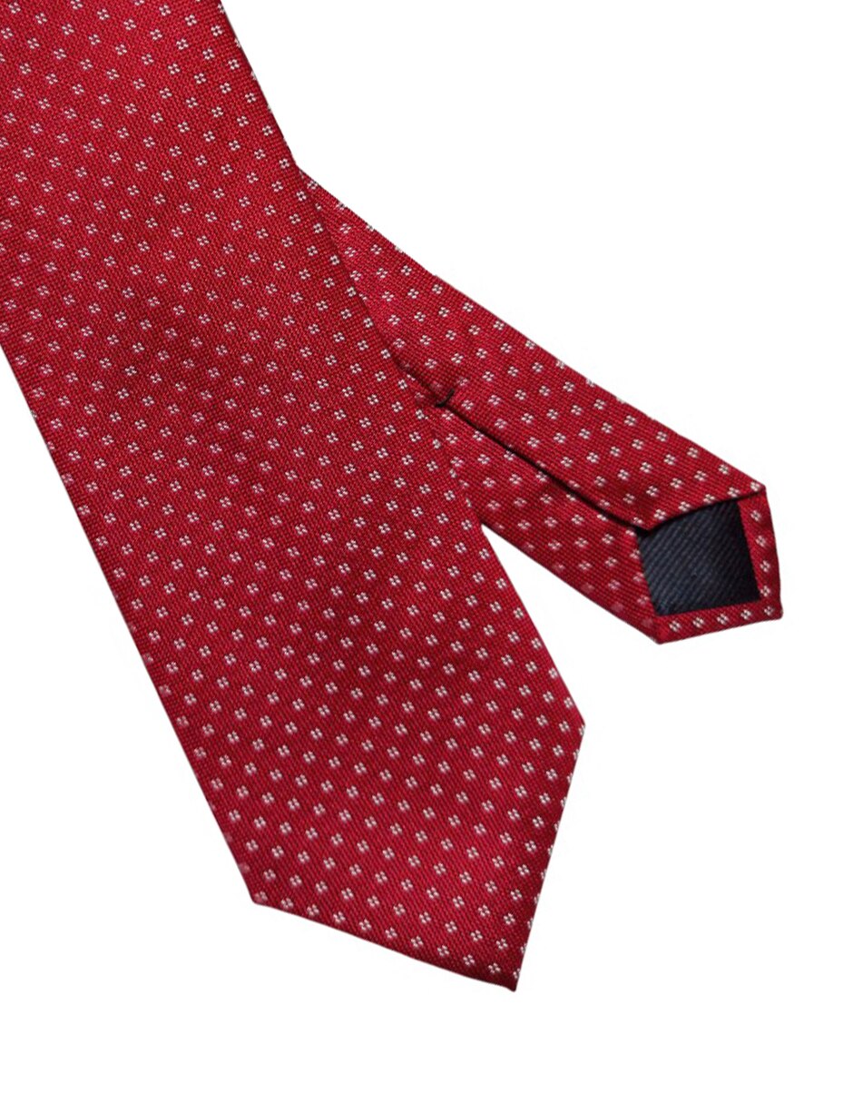 Corbata regular de seda estampado para hombre 2