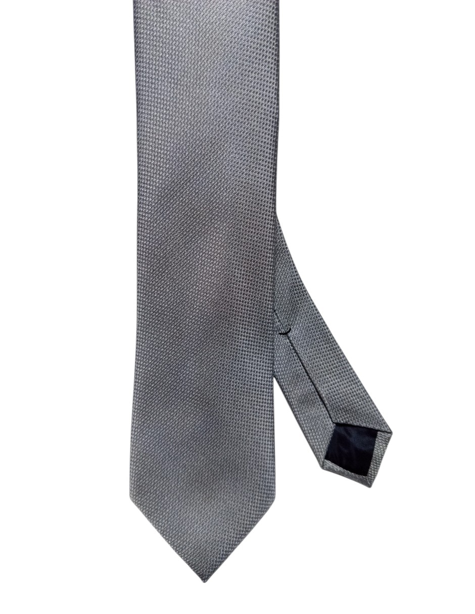 Corbata regular de seda estampado para hombre 1