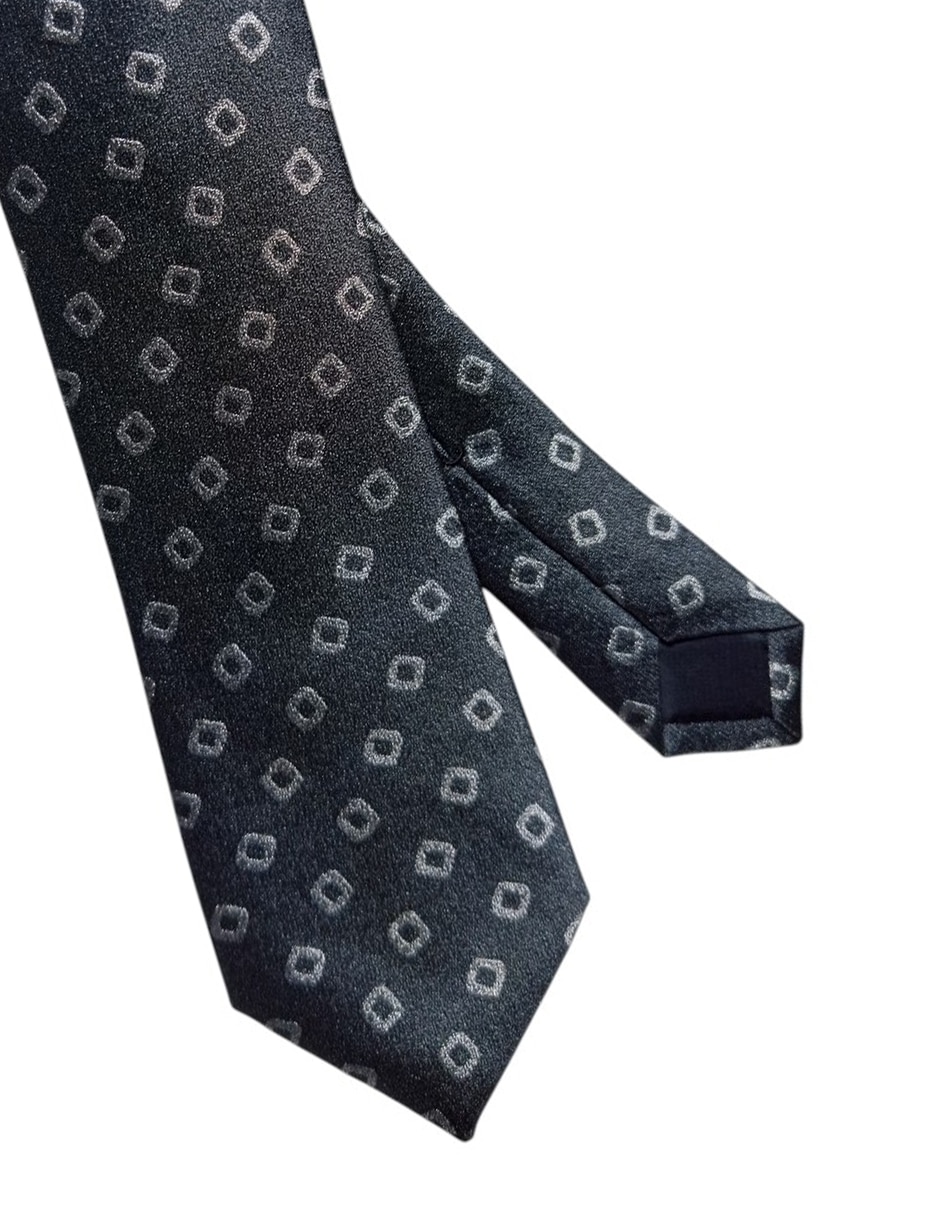 Corbata regular de seda estampado para hombre 3