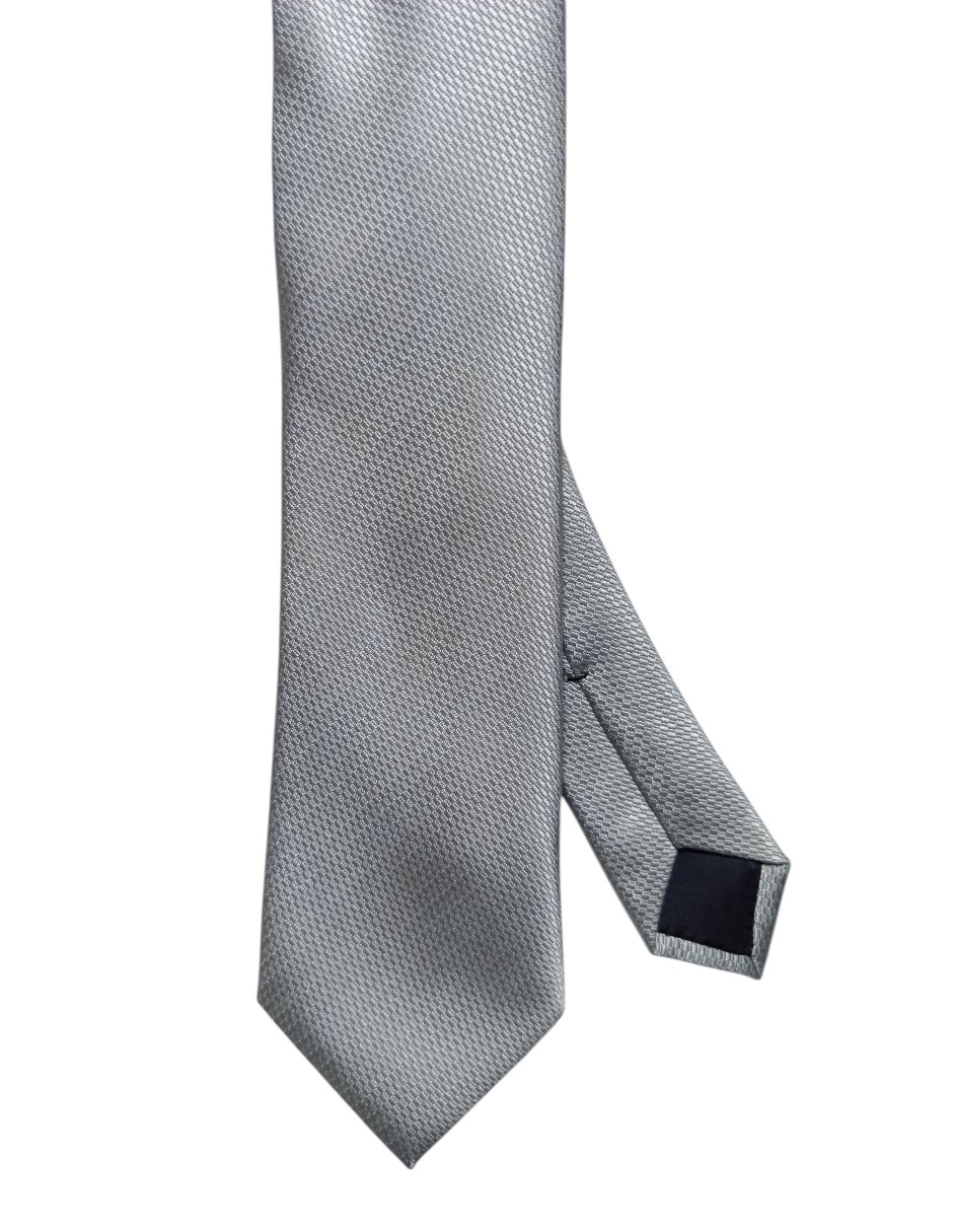 Corbata regular de seda estampado para hombre 1