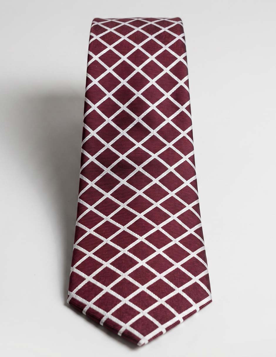 Corbata regular de seda para hombre