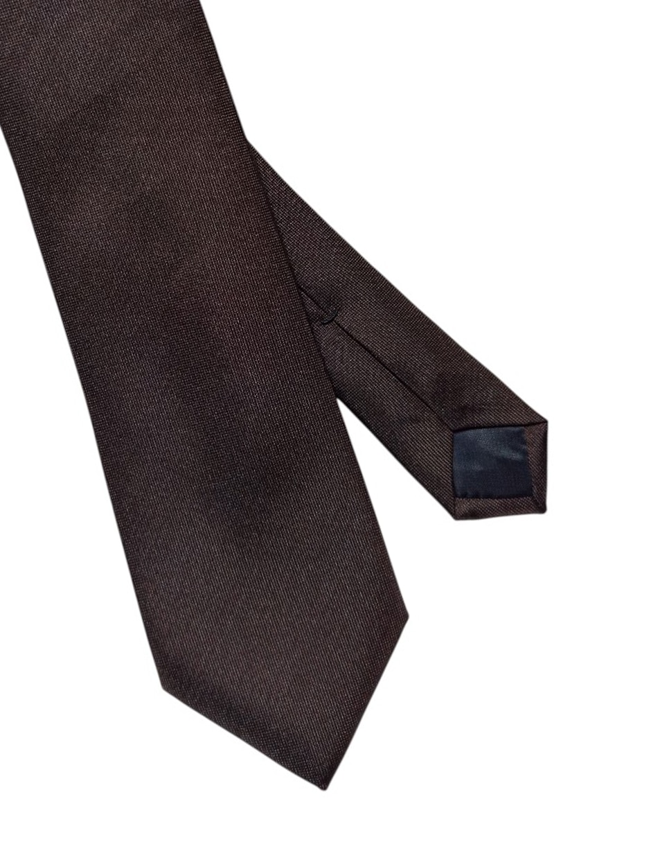 Corbata regular de seda para hombre 4