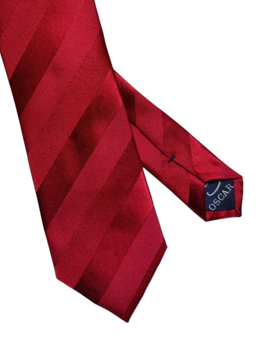 Corbata Oscar De La Renta regular de seda estampada a rayas para hombre